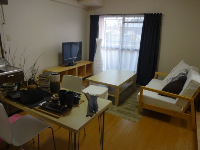 Living and room. Living room facing the veranda