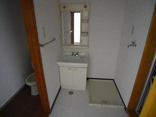 Washroom. For indoor laundry Area. 