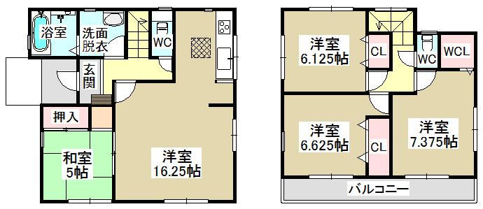 Floor plan. 32,800,000 yen, 4LDK, Land area 160.17 sq m , Building area 95.66 sq m