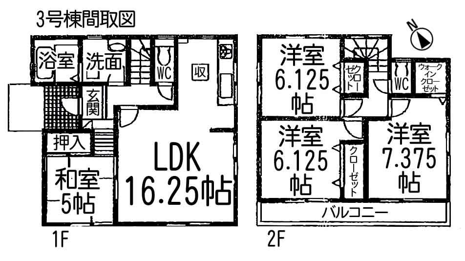 Floor plan. Tempaku-ku Dohara all four buildings