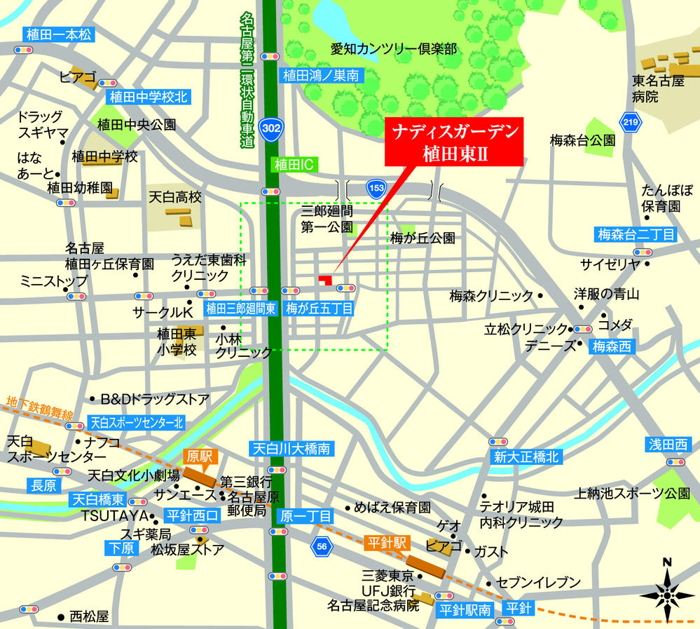 Local guide map