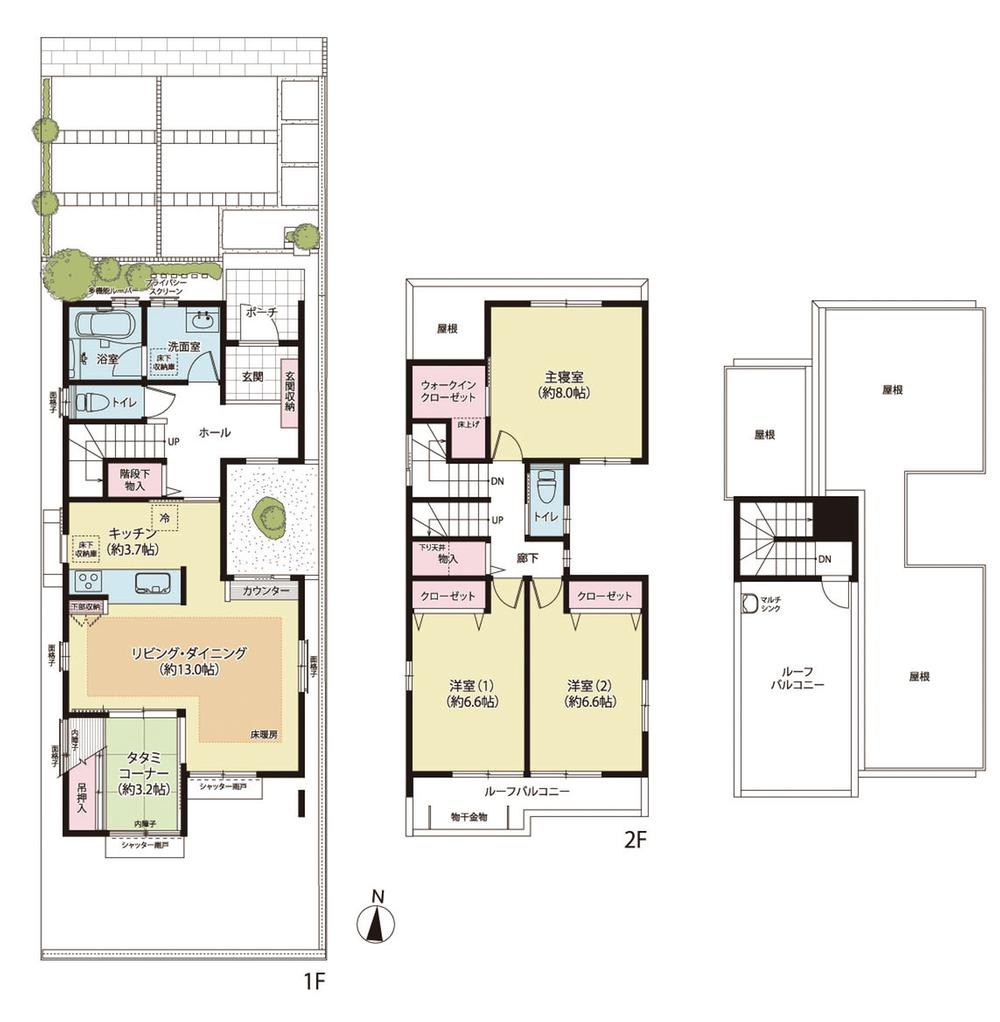 Floor plan. (No.5), Price TBD , 3LDK+2S, Land area 143.08 sq m , Building area 111.37 sq m