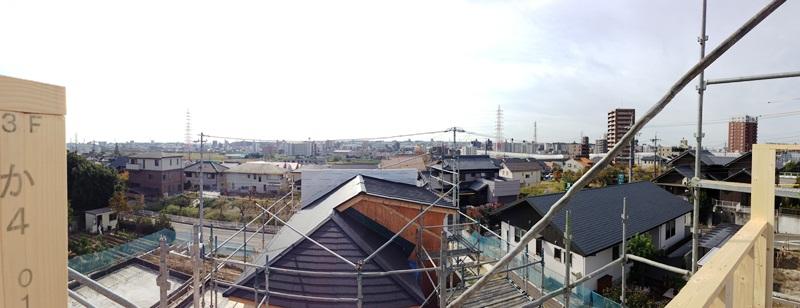 View photos from the dwelling unit. View from the sky deck of No.5 (11 May 2013) Shooting