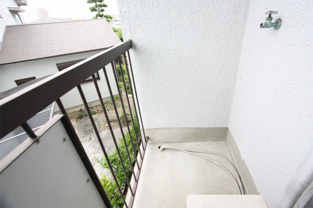 Balcony. Washing machine Storage (image)