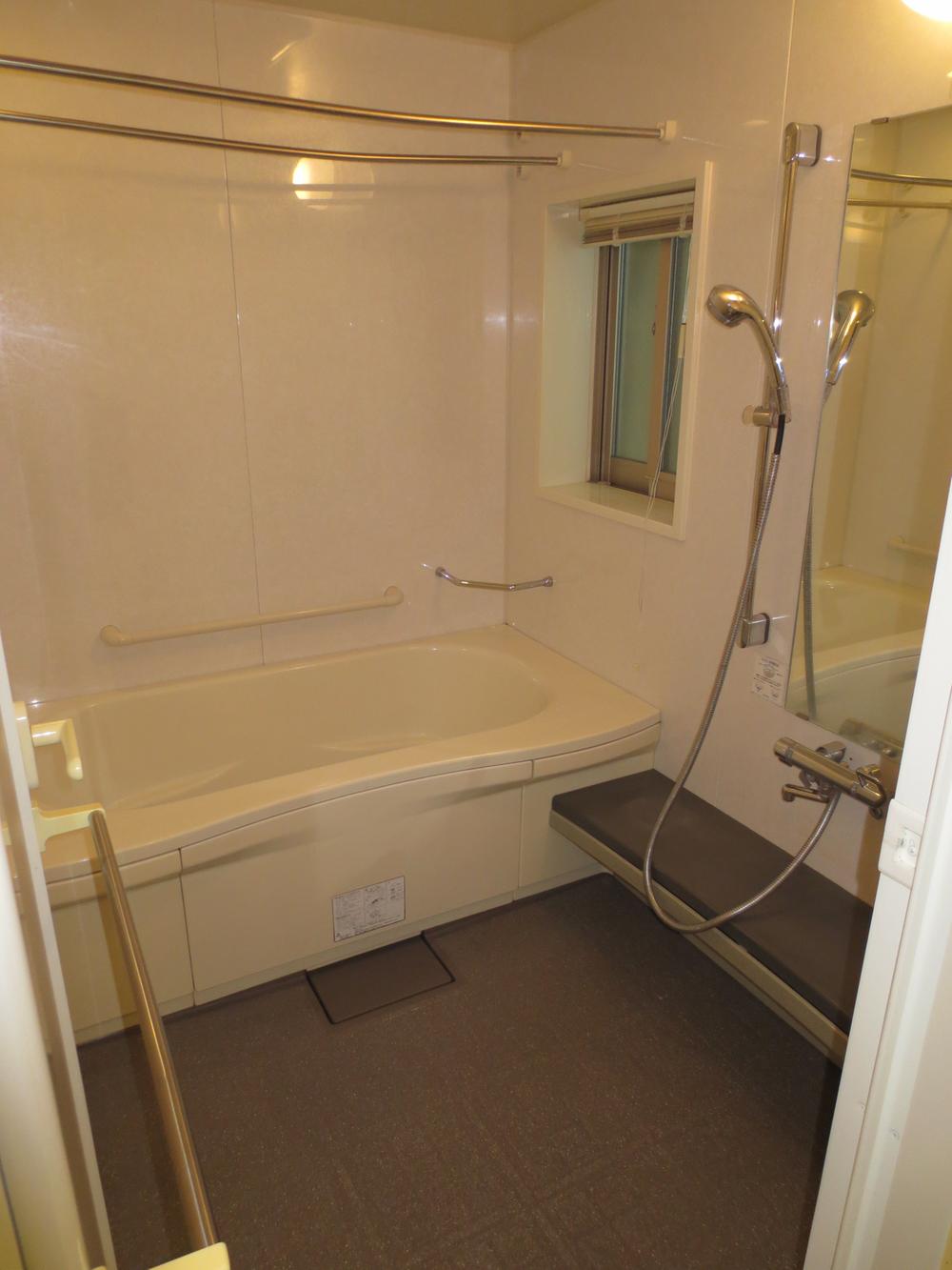 Bathroom. There is a window in the bathroom