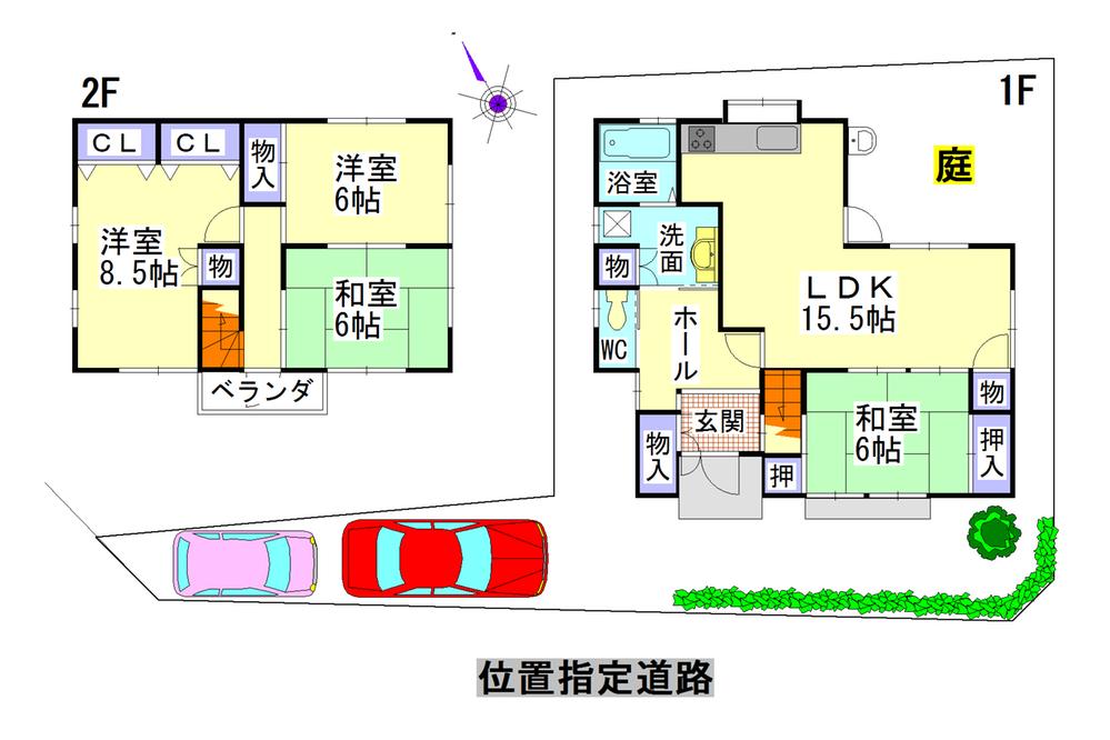 Floor plan. 29,800,000 yen, 4LDK, Land area 150.84 sq m , Building area 115.09 sq m