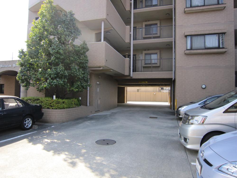 Parking lot. Common areas