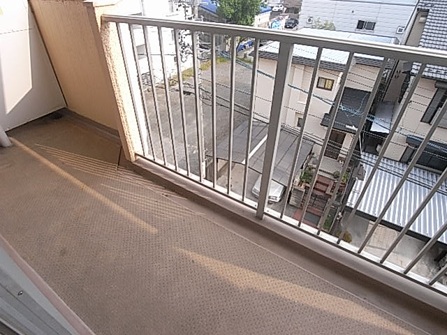Balcony. Since the fourth floor of, View also day is also good