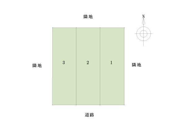 Compartment figure. Land price 34,600,000 yen, Land area 148.78 sq m sectioning view