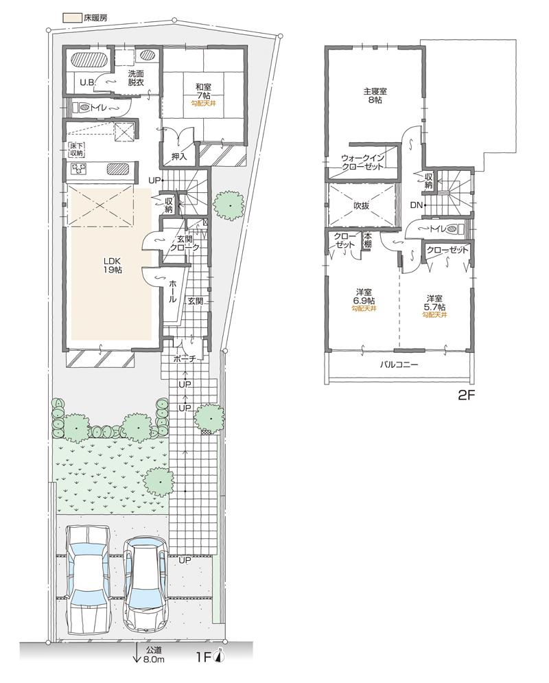 Floor plan. (C Building), Price 43,800,000 yen, 4LDK+S, Land area 167.38 sq m , Building area 115.11 sq m