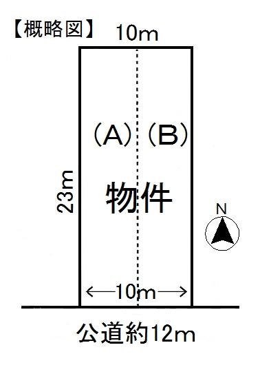 Compartment figure. Land price 17 million yen, Land area 115 sq m