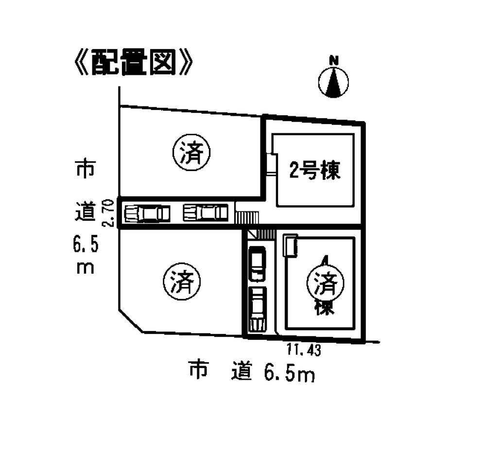 Compartment figure. 26,800,000 yen, 4LDK, Land area 136.87 sq m , Building area 96.9 sq m