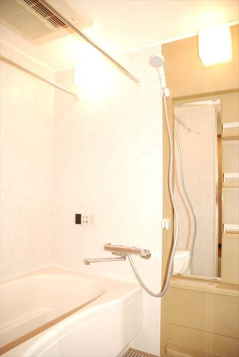 Bathroom. With bathroom dryer