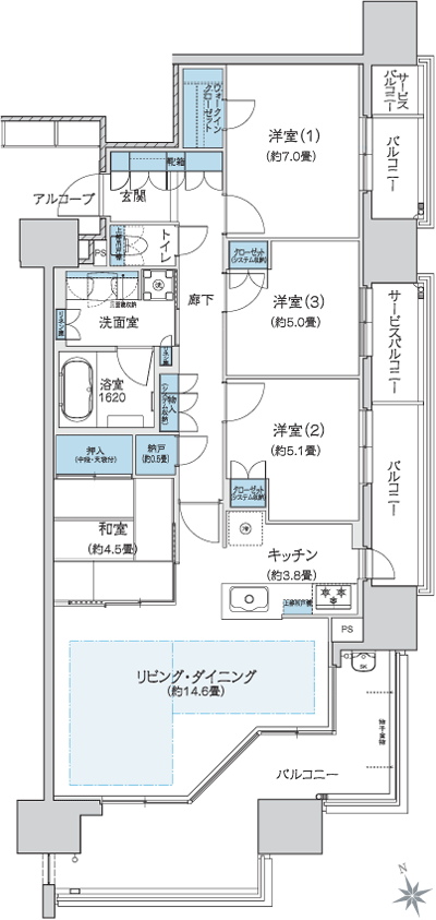 Floor: 4LDK, occupied area: 91.68 sq m, Price: TBD
