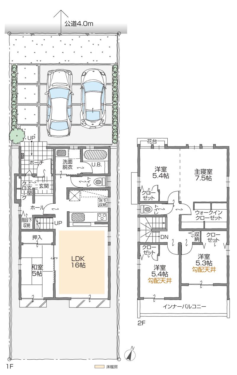 Floor plan. Wide-area view