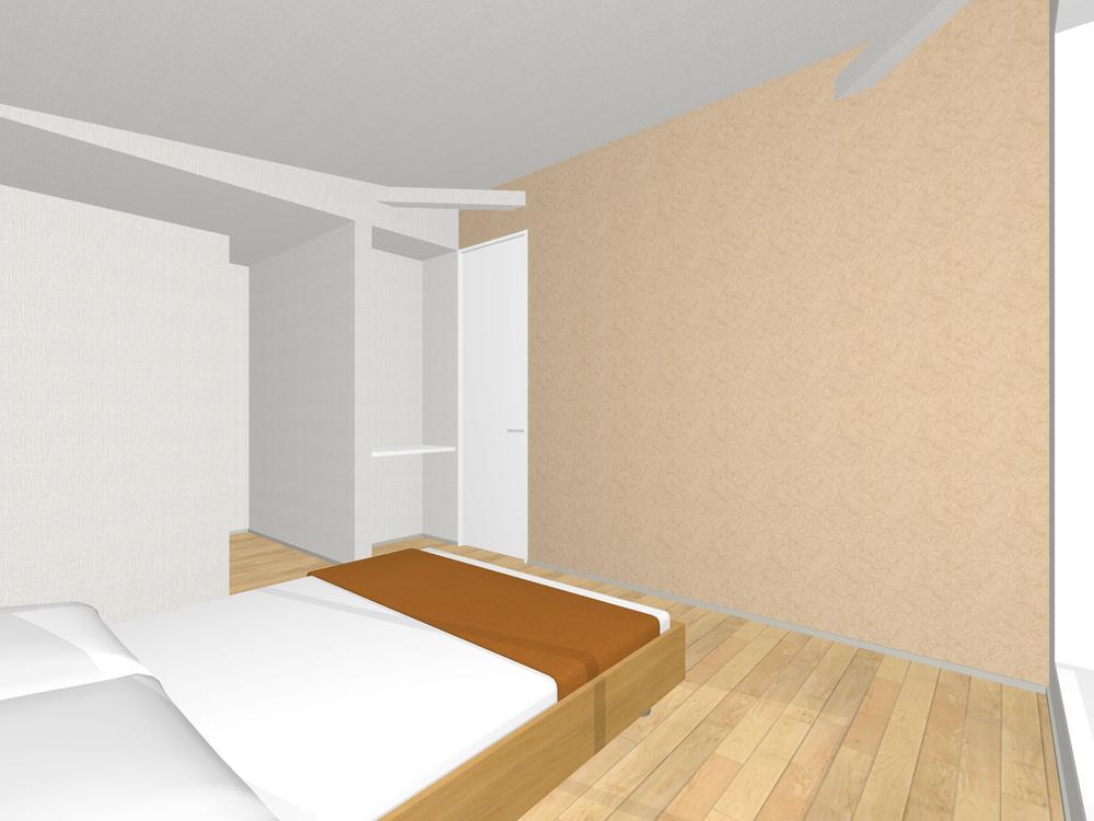 Rendering (introspection). We used the calm color accent cross of the Building B Master Bedroom Image Bedroom. 