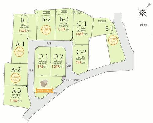 Compartment figure. 29.5 million yen, 4LDK, Land area 164.94 sq m , Building area 110.25 sq m model house There is in place that says.