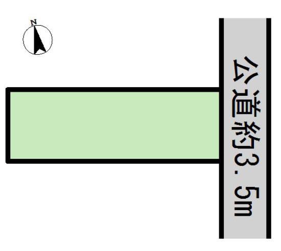 Compartment figure. Land price 7.37 million yen, Land area 121.85 sq m