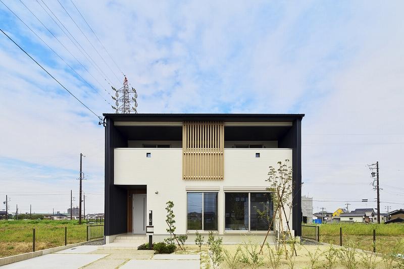 Local appearance photo. (No.1) modern appearance of lattice accent