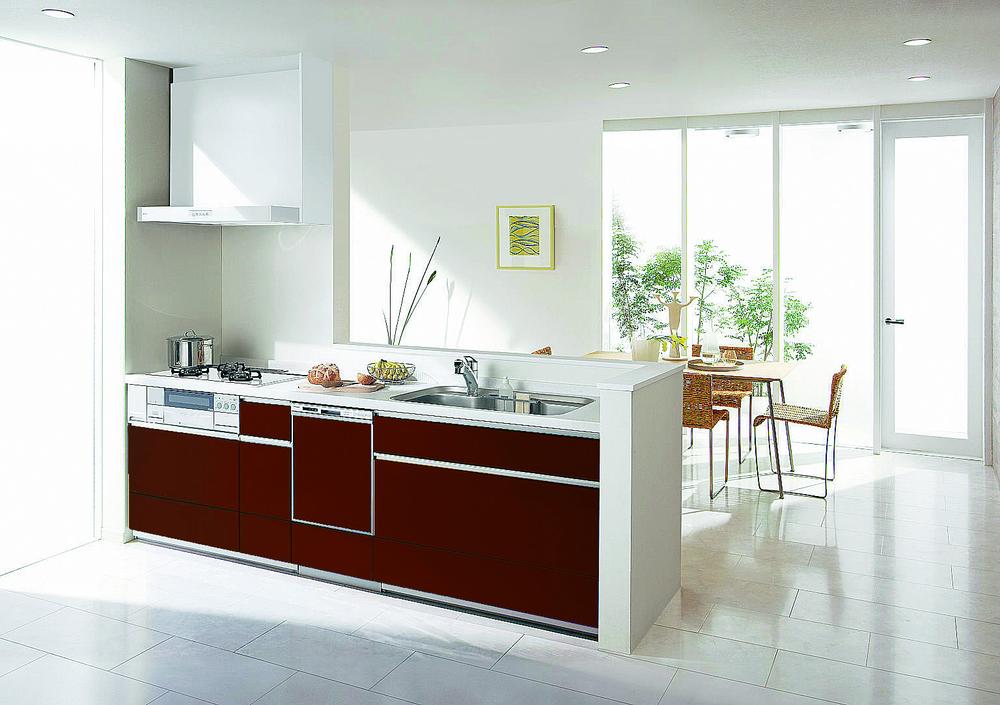 Other Equipment. Easy to clean glass-top stove and pans and pot also enter large size of the dishwasher, etc., Comfortable original system kitchen in pursuit of basic functions.