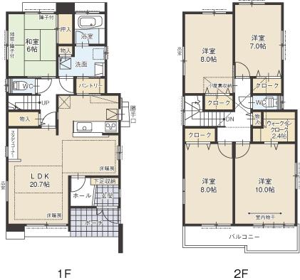 Floor plan. 510m until Nishio Municipal Yada nursery