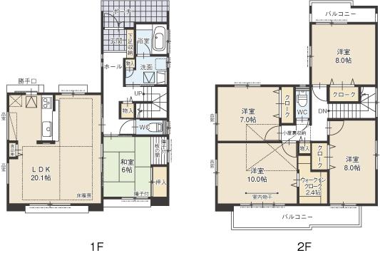 Floor plan. 510m until Nishio Municipal Yada nursery