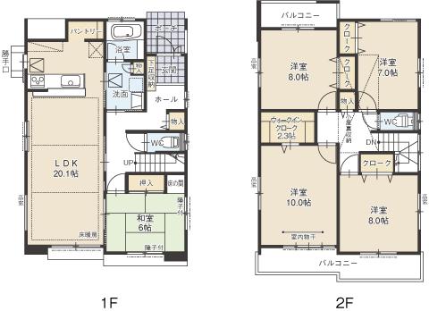 Floor plan. 510m until Nishio Municipal Yada nursery