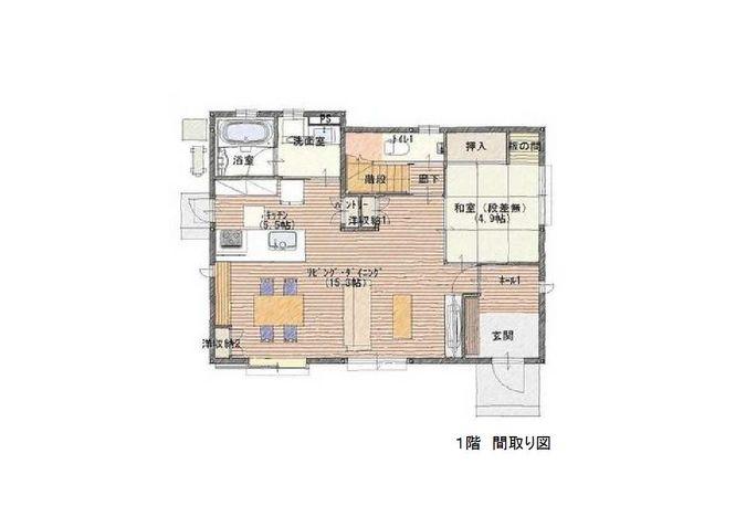 Floor plan. 1-floor plan view