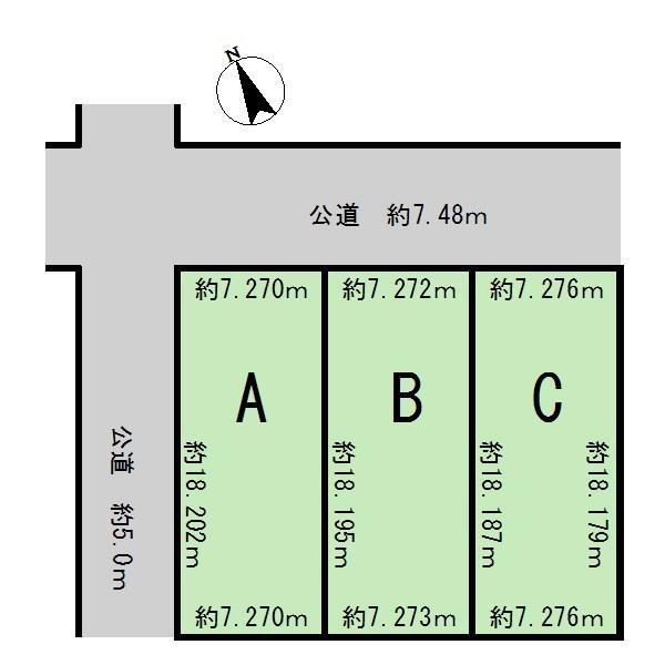 Compartment figure. Land price 15.2 million yen, Land area 132.3 sq m