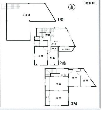 Floor plan. 14.8 million yen, 6LDK, Land area 105.45 sq m , Building area 124.51 sq m