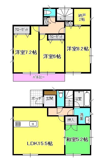 Floor plan. Open house local Information map