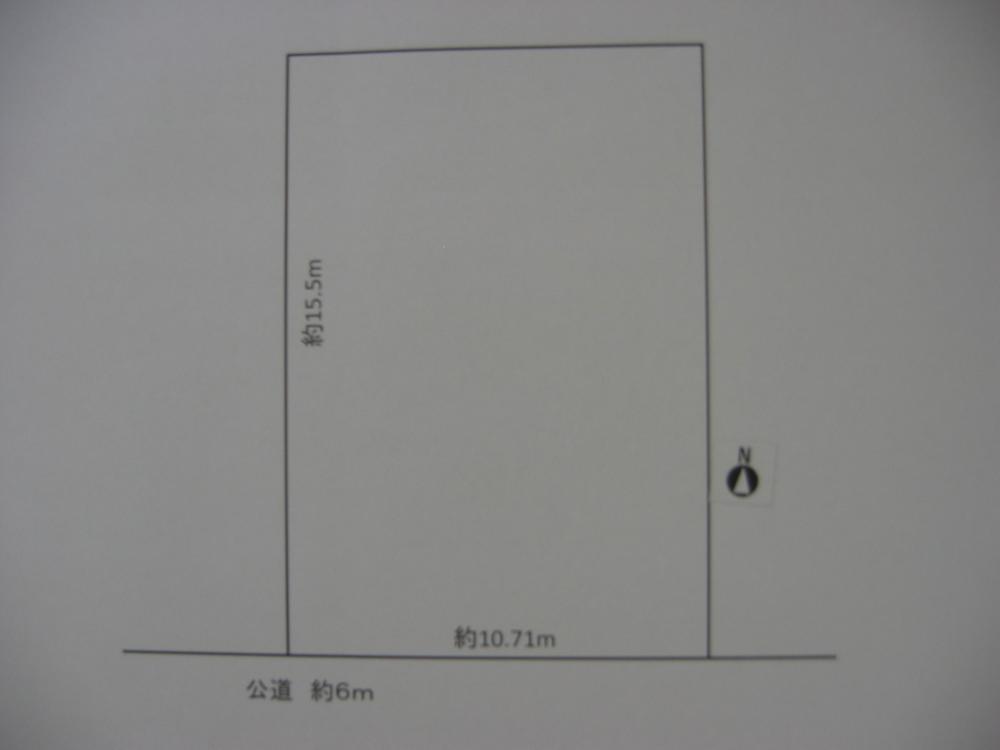 Compartment figure. Land price 15.5 million yen, Land area 166 sq m