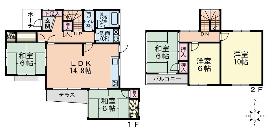 Floor plan. 23.8 million yen, 5LDK, Land area 160.6 sq m , Building area 116.41 sq m