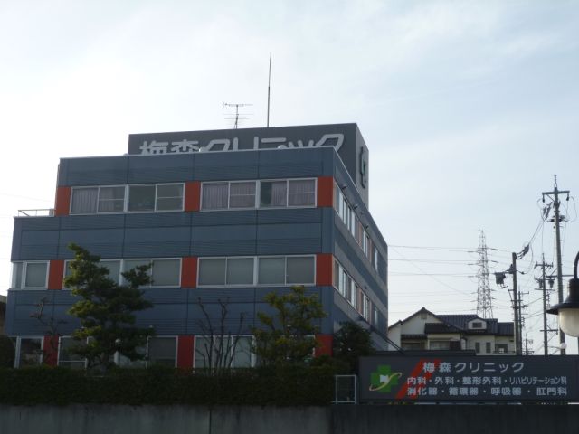 Hospital. Umemori 580m until the clinic (hospital)