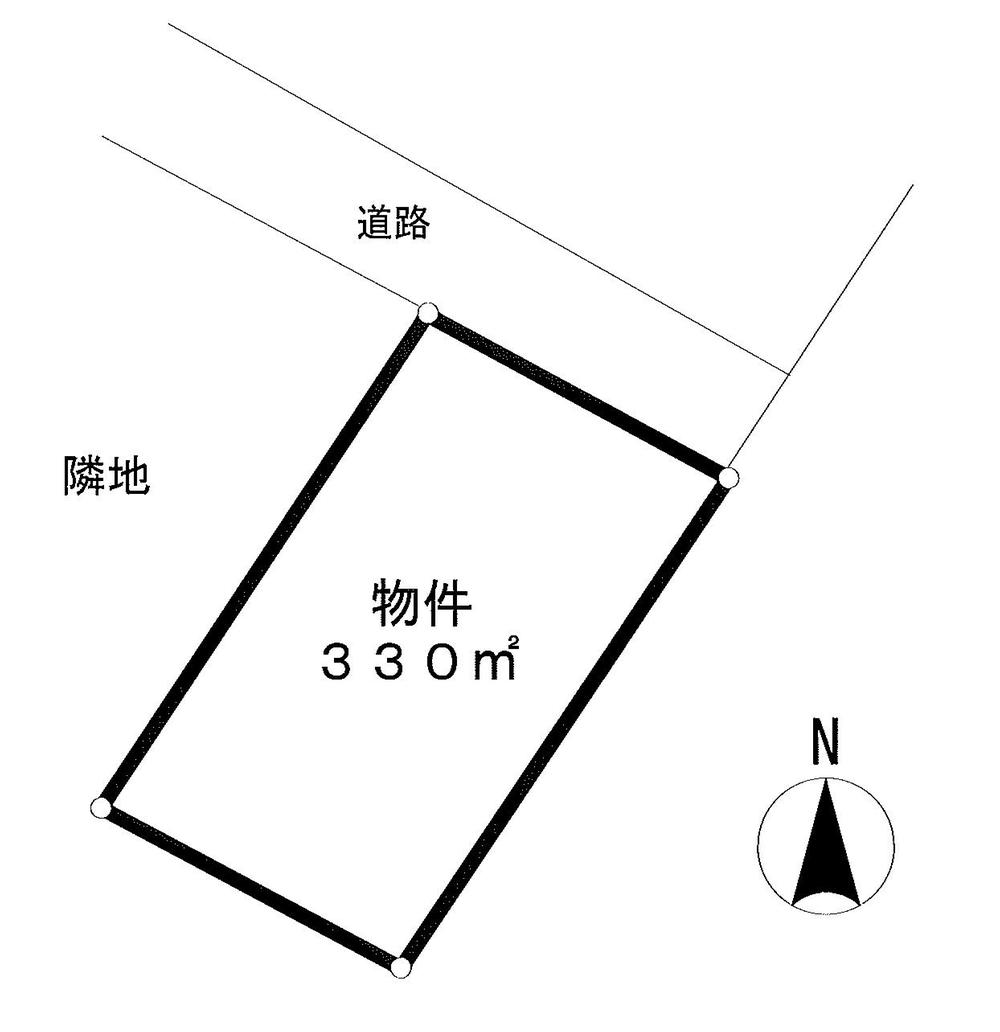 Compartment figure. Land price 36,800,000 yen, Land area 330 sq m