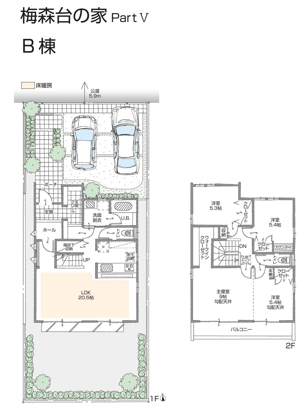 Floor plan. 40,900,000 yen, 4LDK, Land area 168.21 sq m , Building area 115.42 sq m