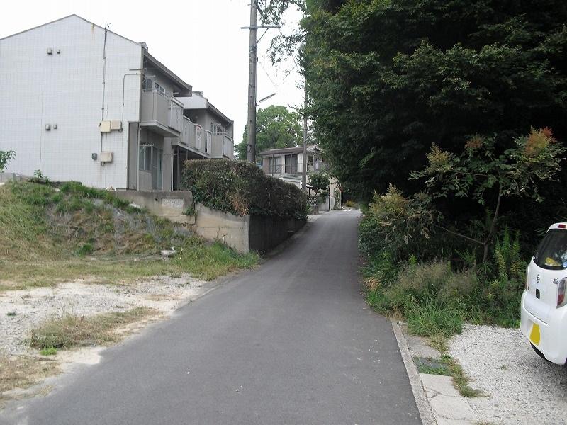 Local photos, including front road. Front road (left property site)