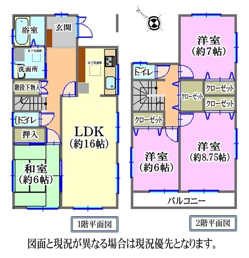 Floor plan. 33,800,000 yen, 4LDK, Land area 248.44 sq m , Building area 248.44 sq m