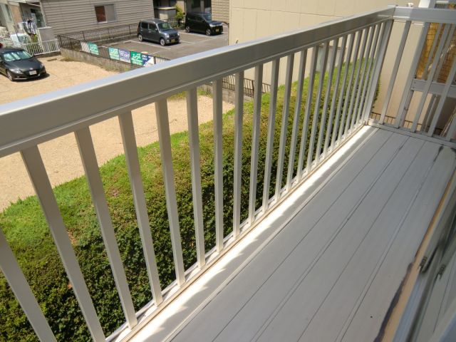 Balcony. It is a veranda space! 