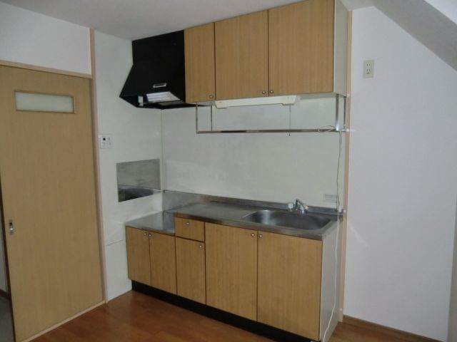 Kitchen. It is simple and good kitchen space and easy to use