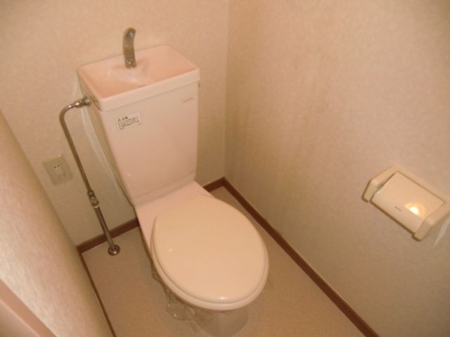 Toilet. Power supply with a toilet!
