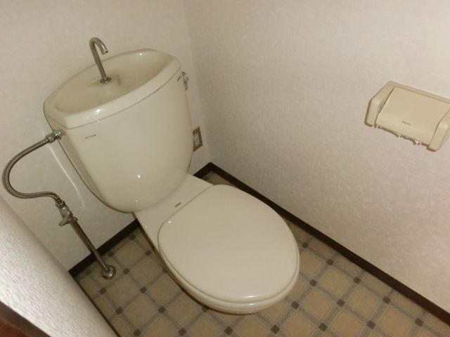 Toilet. Power supply with a toilet