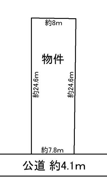 Compartment figure. Land price 19,800,000 yen, Land area 204 sq m