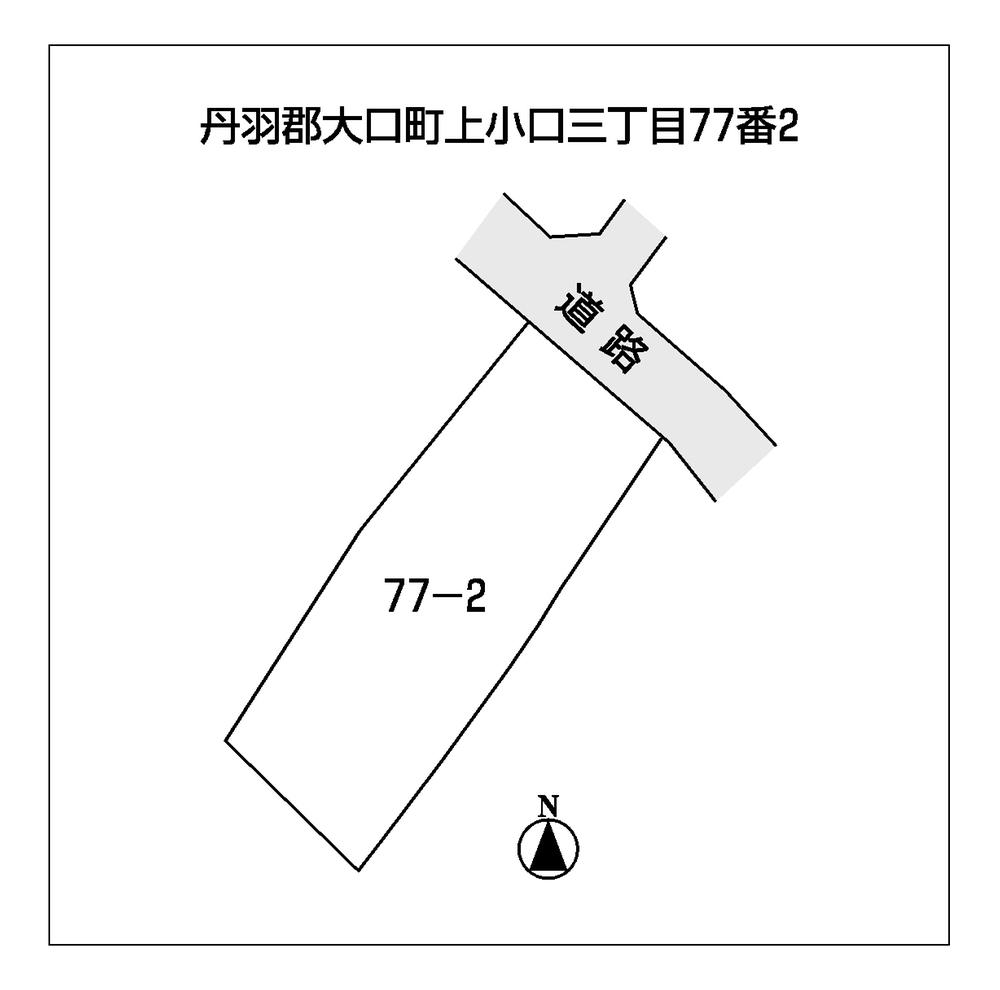 Compartment figure. Land price 18.5 million yen, Land area 269.27 sq m topographic map