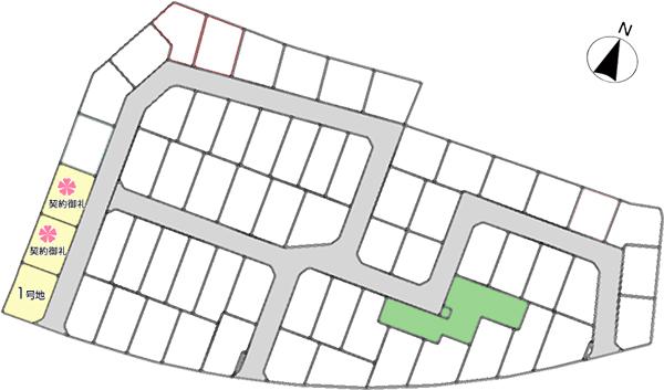 Compartment figure. Price -  ※ Near the guide map