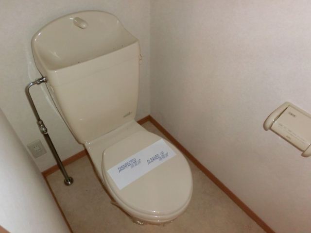 Toilet. Power supply with a toilet