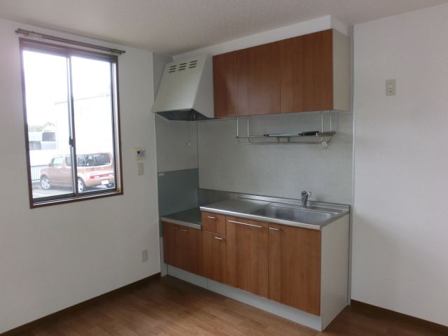 Kitchen. Kitchen space with a bright small window