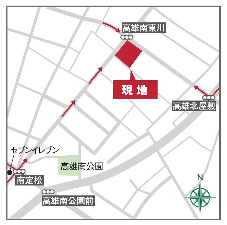 Local guide map. Detail view