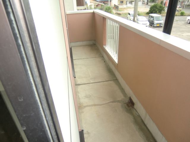 Balcony. It is a veranda space!