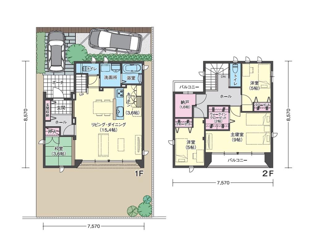 Floor plan. 38,500,000 yen, 3LDK + S (storeroom), Land area 160.06 sq m , Building area 116.8 sq m